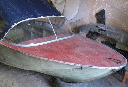 ветровое стекло Южанка-2 на заводскую рамку от магазина Лодка Плюс
