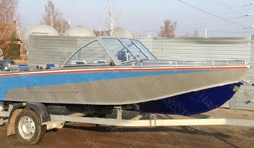 50-44-6035-1 Стекло ветровое для лодки Прогресс-4 (центр)